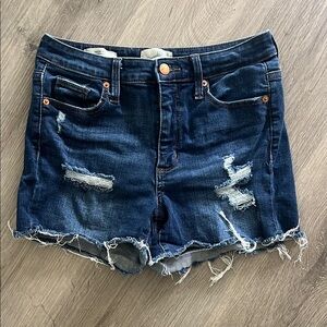 Denim Distressed Women's Shorts